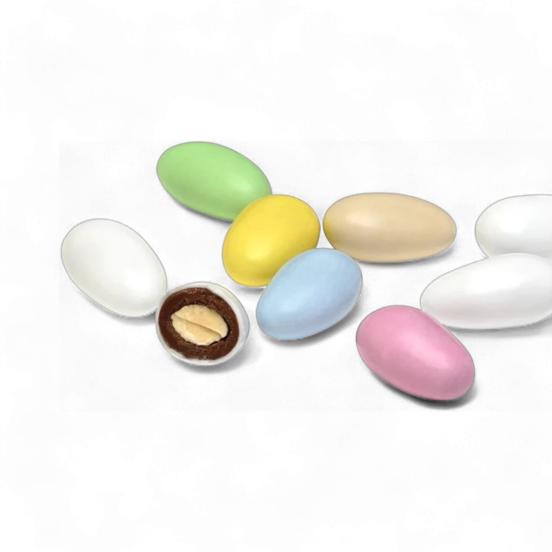 Chocolate-Coated Almonds - Colored