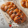Sourdough Braided Brioche With Chocolate