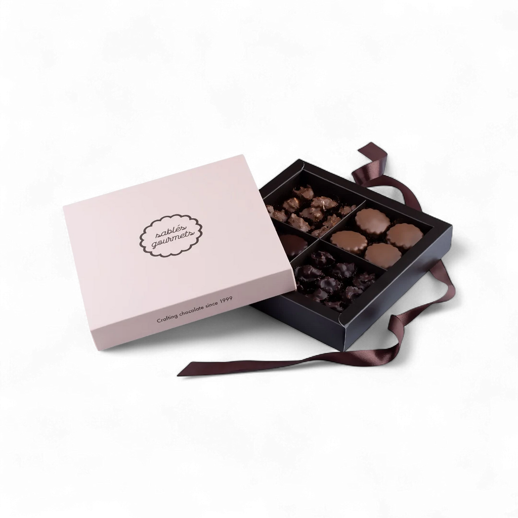 Sablés Gourmets Dark & Milk Rocher & Sablés Gift Box