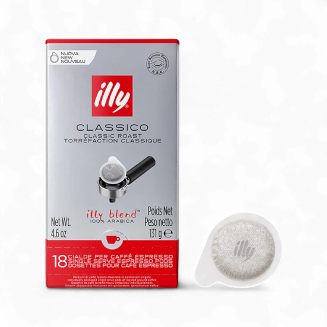 Illy Espresso Pods Classico - 18 Pcs