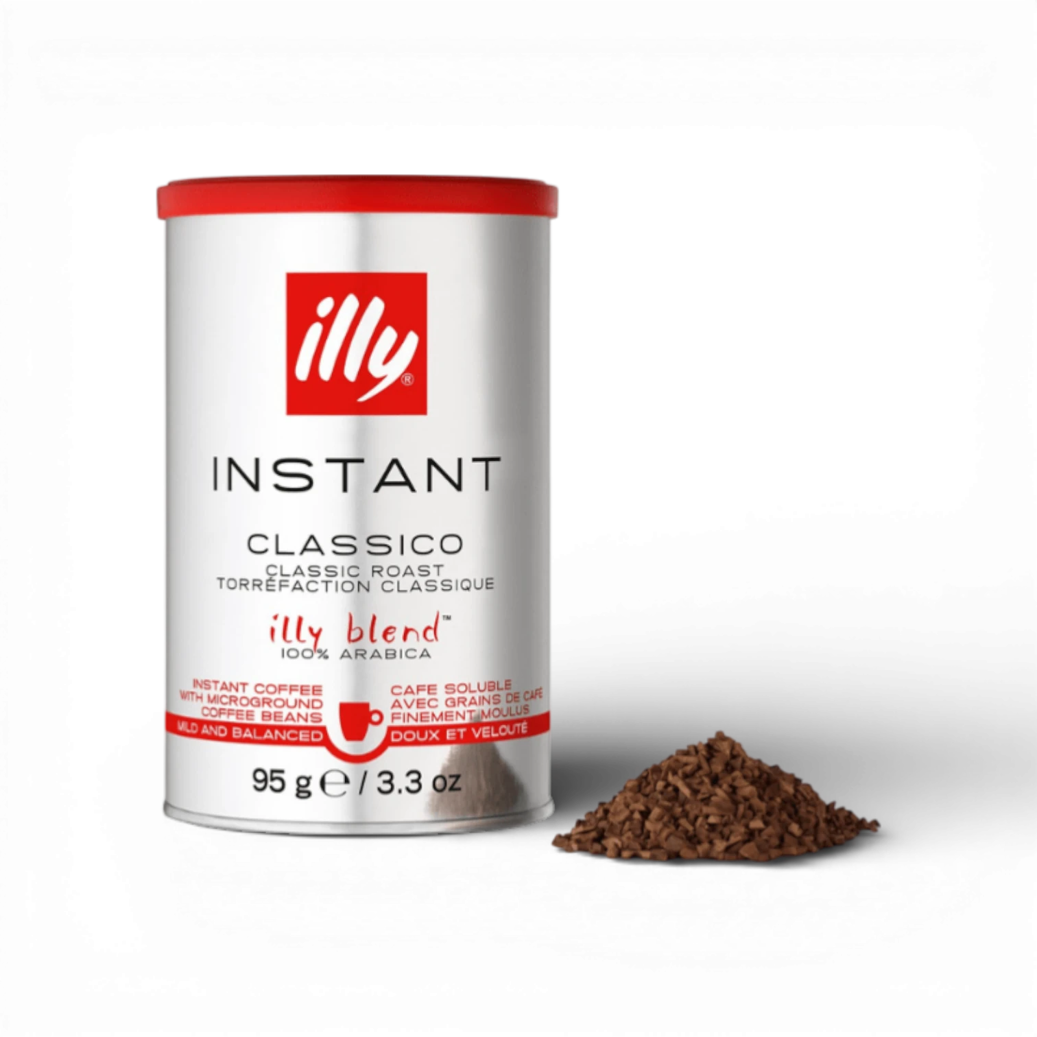 Illy Instant Coffee Classico Classic Roast - 95g