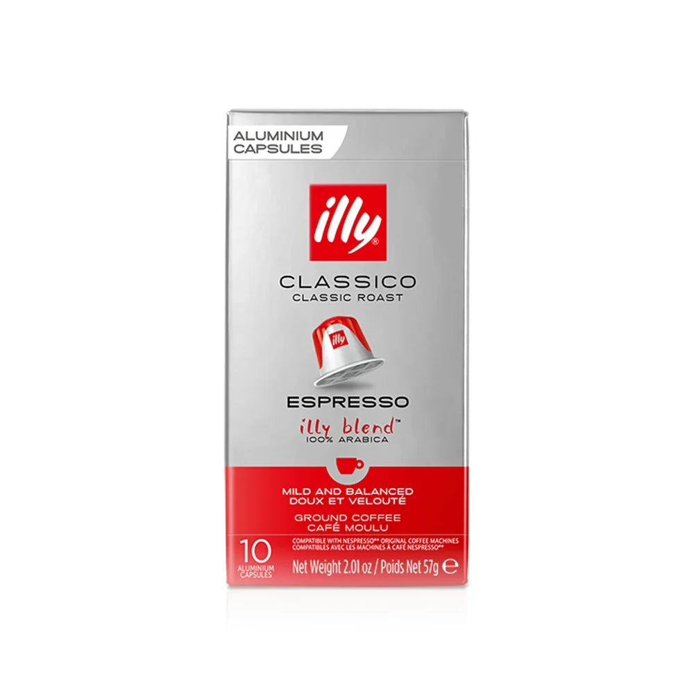 Illy Coffee Nespresso Capsules Classico – 10 Capsules