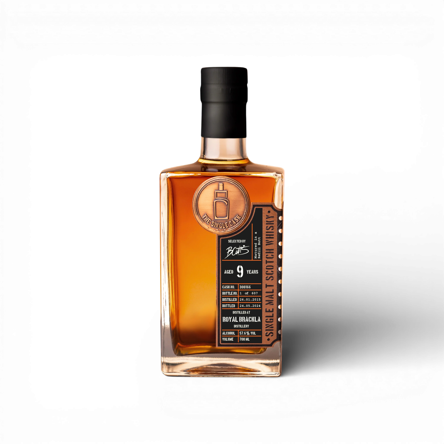 Royal Brackla 9 Year Single Cask Whisky - 700ml